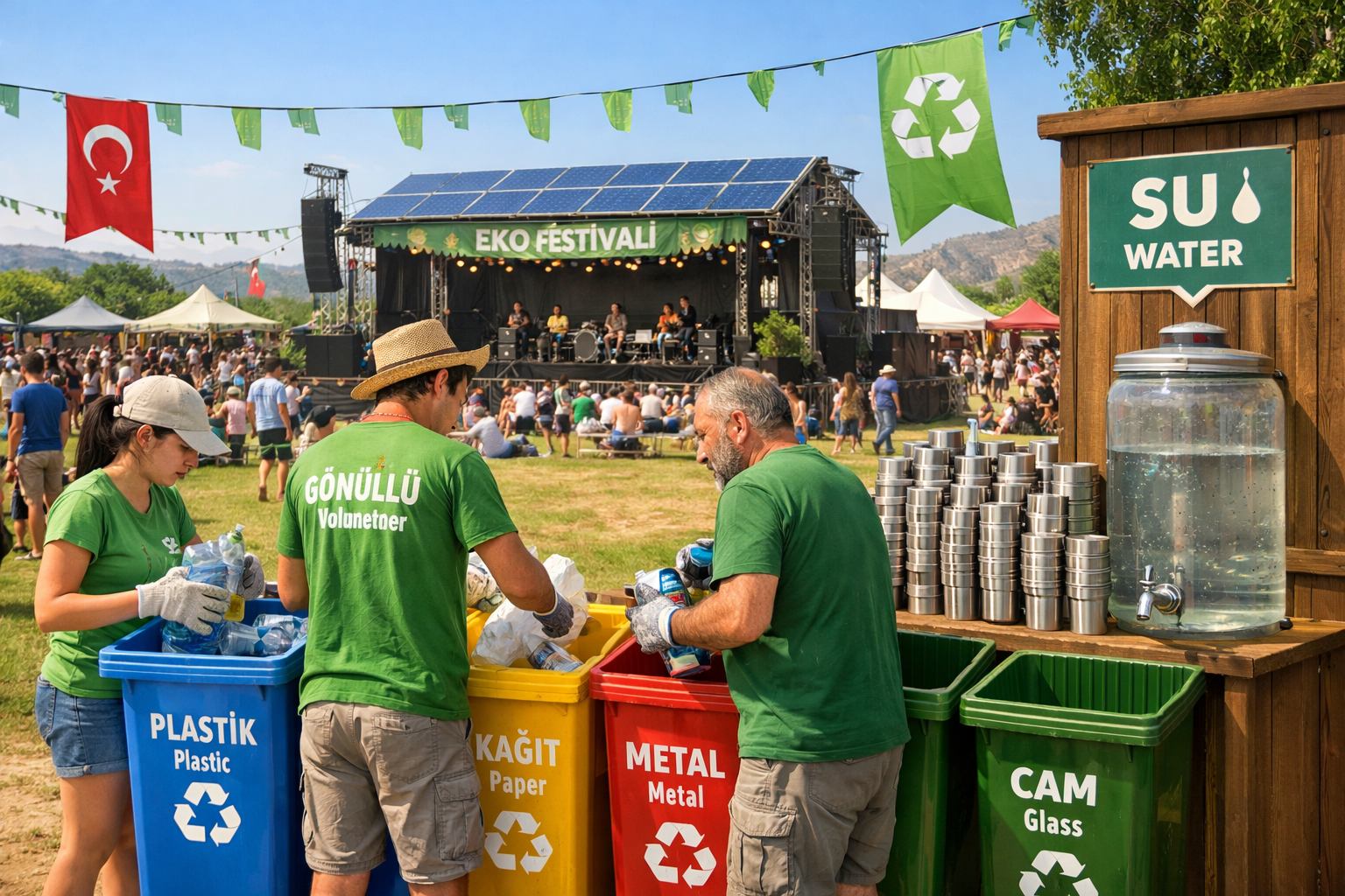 Festival sonrasi temizlik ve cevre duyarliligi