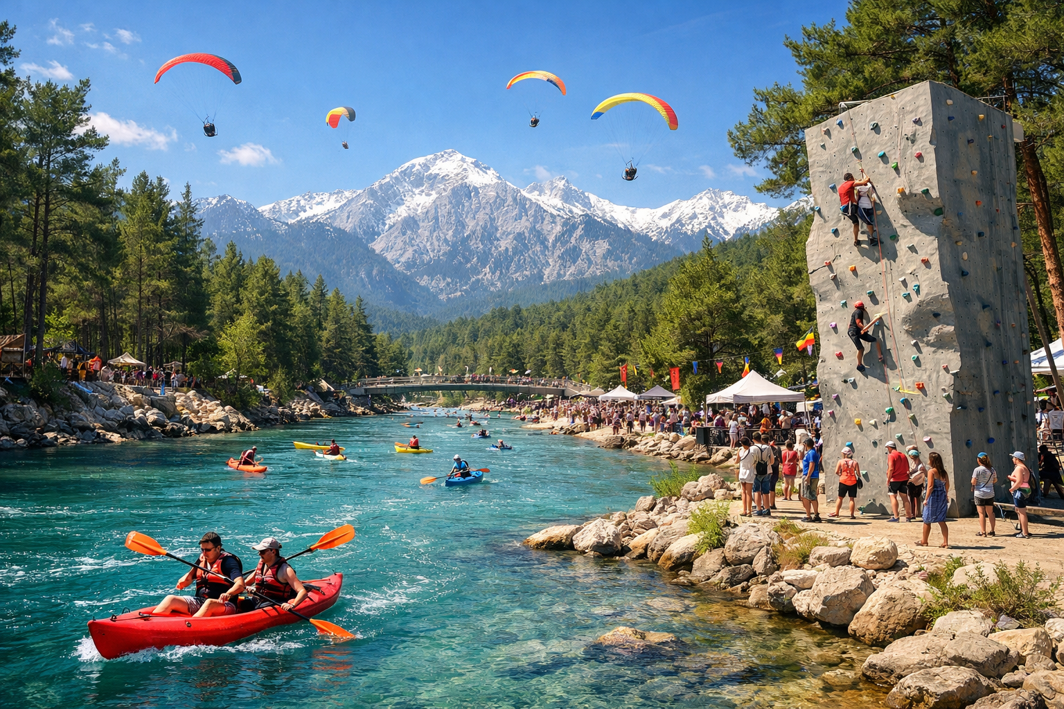 Dogada duzenlenen acik hava etkinligi