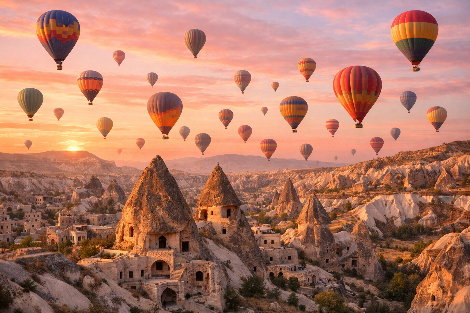 Kapadokya bolgesinde kulturel etkinlik ortami